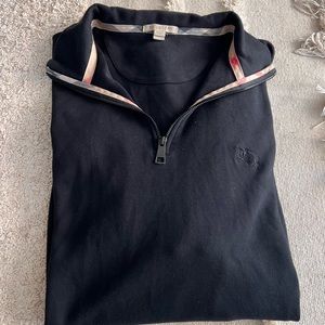Burberry Half Zip Sweater
